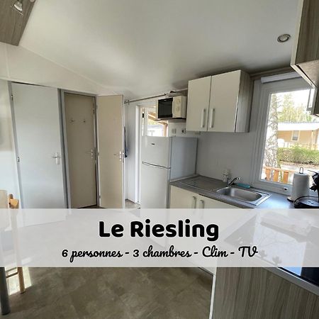 Le Riesling - Mobilhome Pour 6 - Tv - Climatise Boofzheim Exteriér fotografie